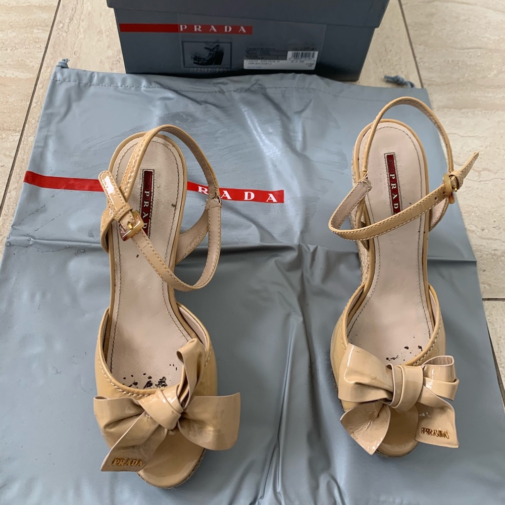 Prada wedges original price 500